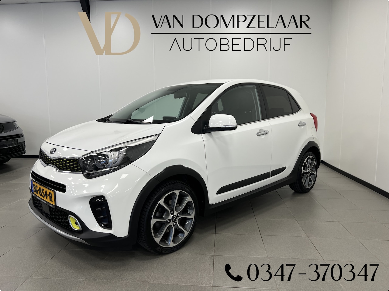 Kia Picanto - 1.0 T-GDI X-LINE / NAVI / LEDER / PDC / STOELVERW. / 1e eig. - AutoWereld.nl