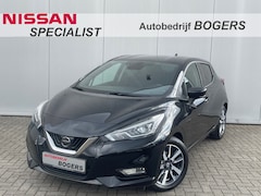 Nissan Micra - 0.9 IG-T N-Connecta Navigatie, Climate Control, Cruise Control, LED, Stoelverwarming, Keyl