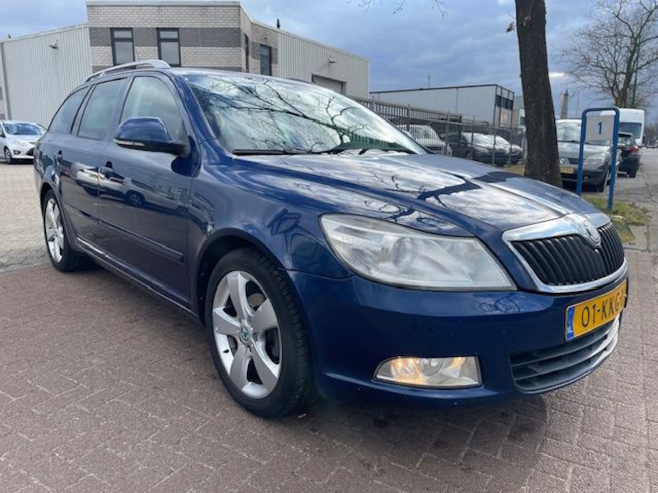 Skoda Octavia Combi - 1.6 TDI Greenline Business Line Airco,Cruisecontrol,Navigatie LEES TEKST - AutoWereld.nl