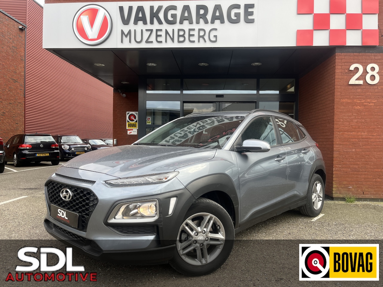 Hyundai Kona - 1.0 T-GDI Fashion // APPLE-ANDROID AUTO // LEDER // CRUISE // CLIMA // STUUR+STOELVERWARMI - AutoWereld.nl