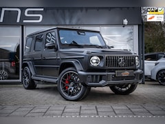 Mercedes-Benz G-klasse - AMG 63 |Manufaktur|High end Burmester|Grijs kenteken|22''|Black on Black|Massage|Memory|St