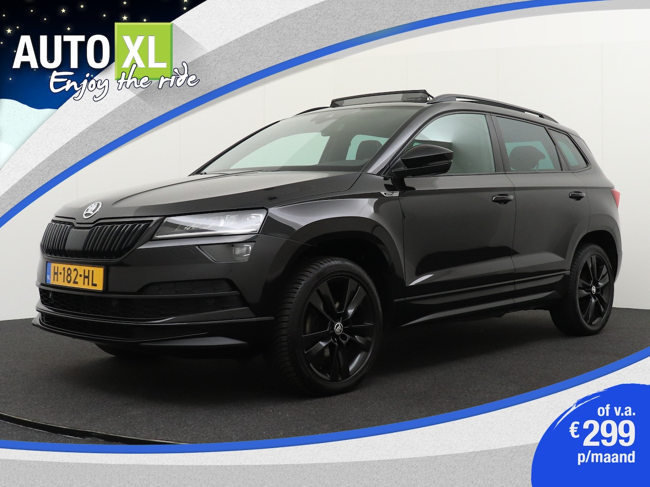 Skoda Karoq - 1.5 TSI Aut. 150 PK Sportline Pano-dak Adapt. Cruise Camera - AutoWereld.nl