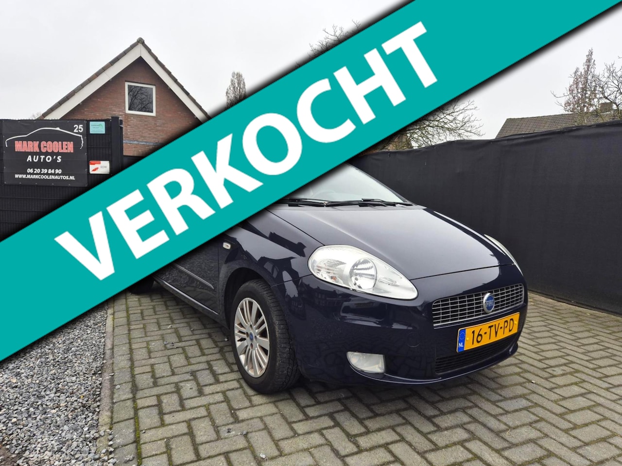 Fiat Grande Punto - 1.4 Dyn 5 Drs Automaat Clima Apk 14-2-2026 - AutoWereld.nl