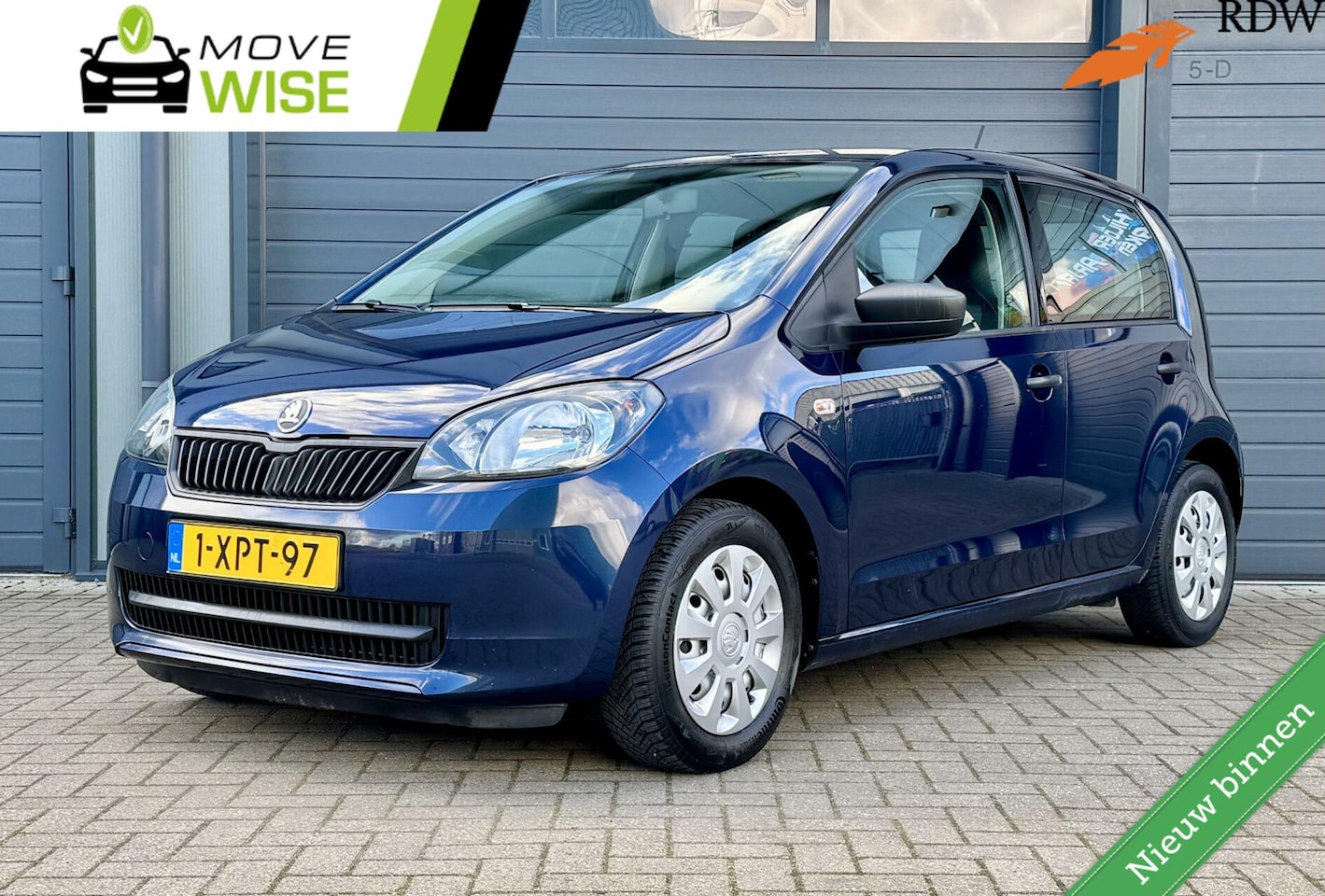 Skoda Citigo - 1.0 Greentech Elegance | 5 Drs | 125.000 KM NAP | Airco | NL Auto | Goed Onderhouden | - AutoWereld.nl