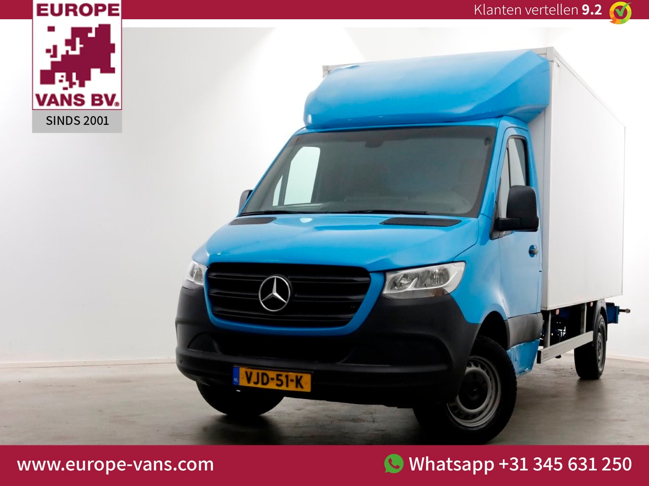 Mercedes-Benz Sprinter - 311 CDI 7G Automaat RWD Bakwagen met achterdeuren Airco 2-Persoons 02-2021 - AutoWereld.nl