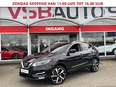 Nissan Qashqai - 1.2 DIG-T AUT. TEKNA HALF-LEER NAVIGATIE CAMERA AIRCO LMV PDC