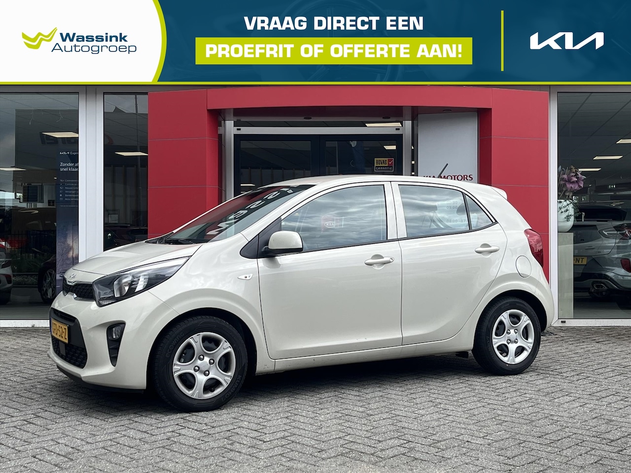 Kia Picanto - 1.0 DPi 67pk 5-zits ComfortLine | Airconditioning | Bluetooth | - AutoWereld.nl