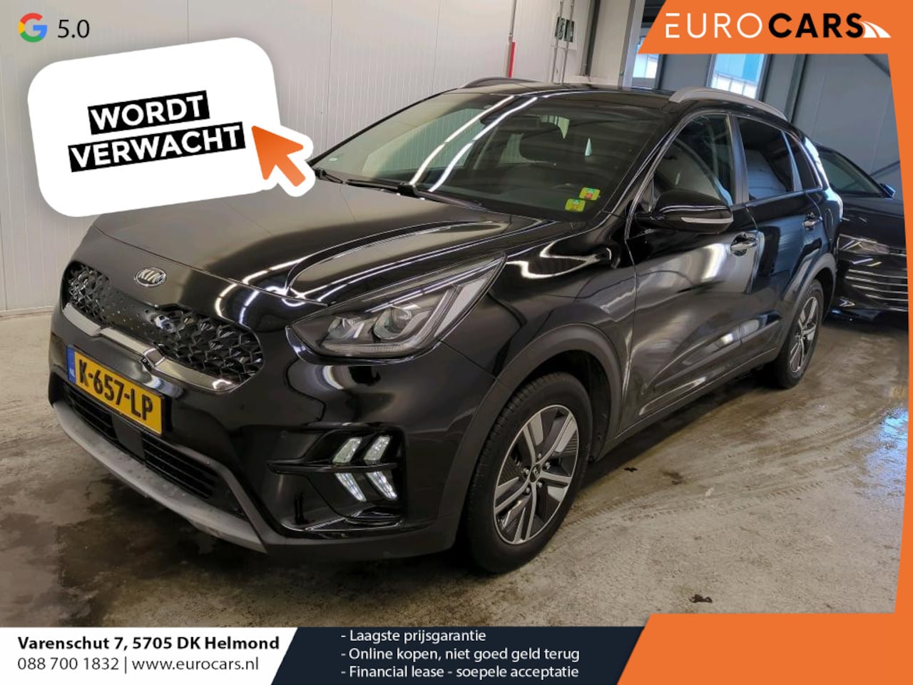 Kia Niro - 1.6 GDi Aut. Hybrid ExecutiveLine Airco Navi Carplay Leder Schuifdakl Virtual Dashboard PD - AutoWereld.nl