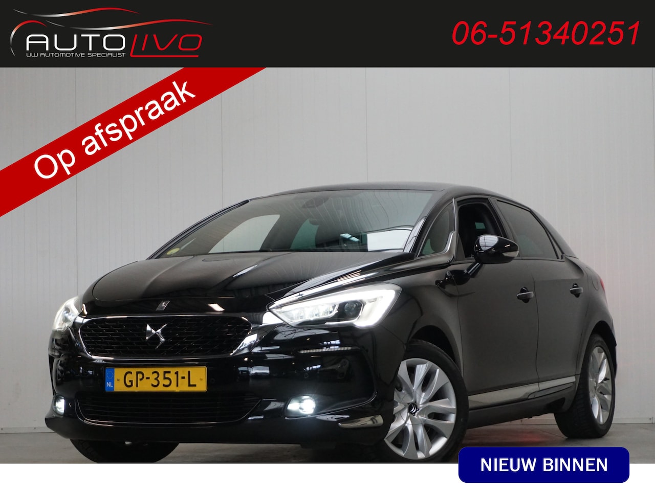 DS 5 - 2.0 BlueHDi Business Executive 150 PK! PANO LEER MASSAGE NAVI CAMERA CLIMA etc. - AutoWereld.nl