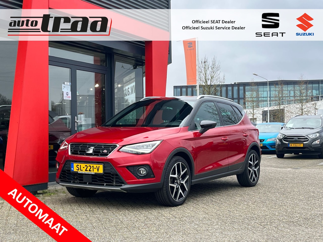 Seat Arona - 1.0 TSI FR Launch Edition DSG-7 Automaat / Afneembare trekhaak / Full led / 18'' LMV / - AutoWereld.nl