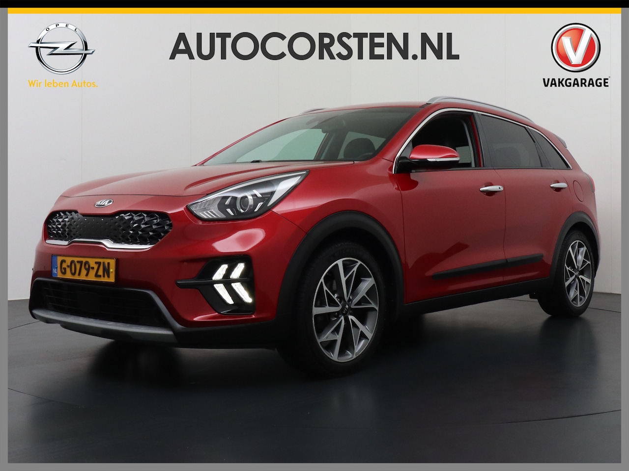 Kia Niro - 1.6GDi Hybrid Aut. DynamicPLUSLine Trekhaak Adaptive Cruise control Apple Carplay Android - AutoWereld.nl