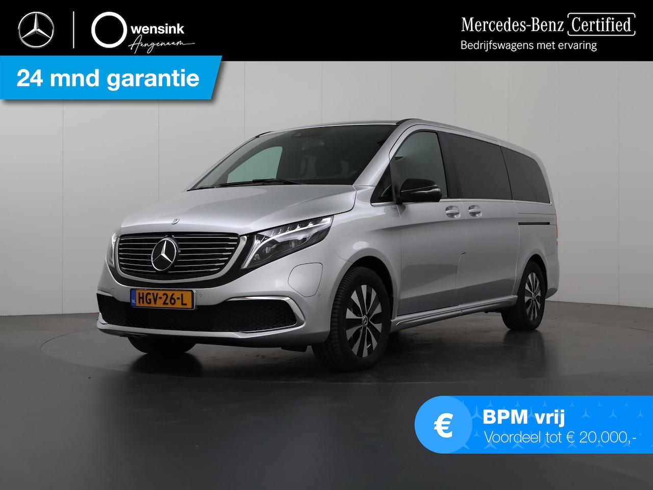 Mercedes-Benz EQV - 300 | Lang L2 | Avantgarde | 90 kWh | 7-Pers | Climate Control | Widescreen | 360° camera - AutoWereld.nl