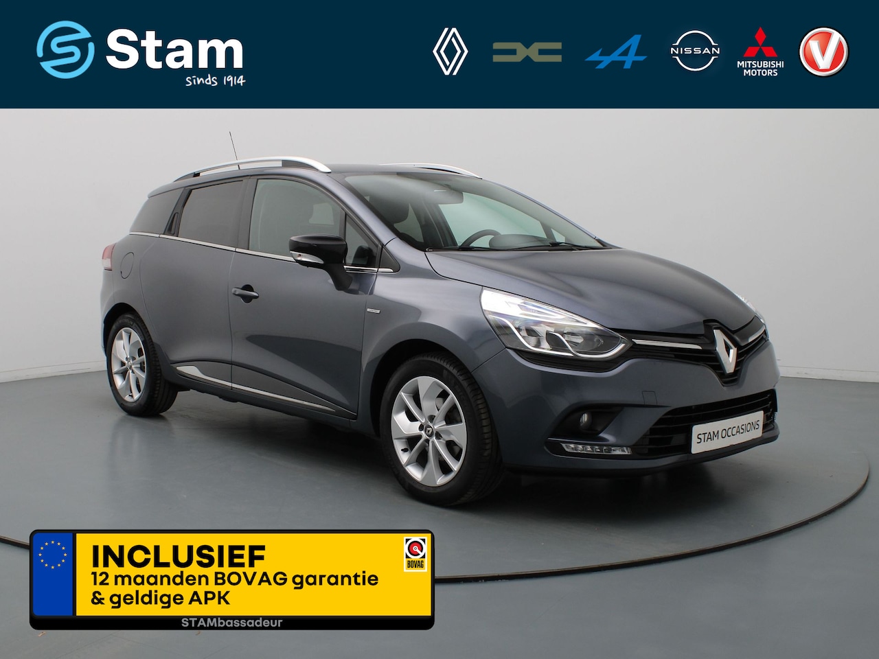 Renault Clio Estate - 0.9 TCe Limited Airco | Cruise | Navi | Parkeersens. achter | 16" Velgen - AutoWereld.nl