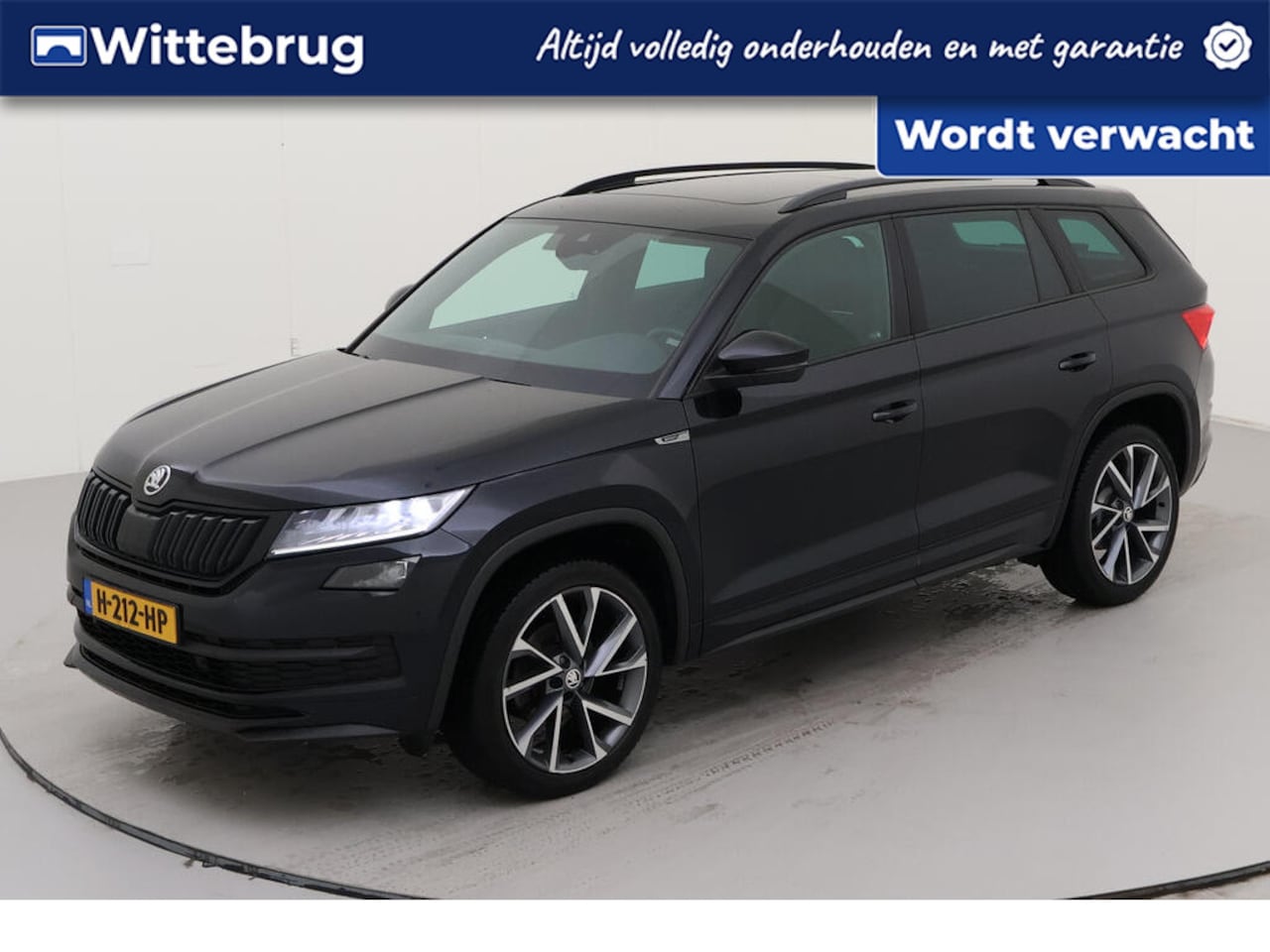 Skoda Kodiaq - 1.5 TSI Sportline Business DSG/ Metallic/ Led/ Int. alcantara+ Leder/ Panoramadak/ Mem. St - AutoWereld.nl