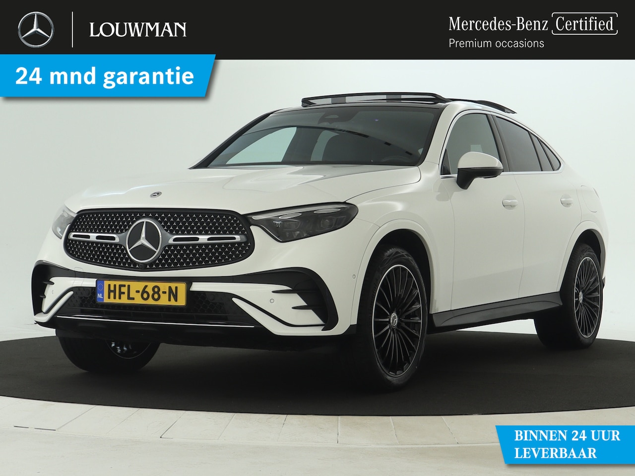 Mercedes-Benz GLC-klasse Coupé - 300 e 4MATIC AMG Plug-In Hybride | AMG Line | Night Pakket | Panoramadak | Trekhaak | Digi - AutoWereld.nl