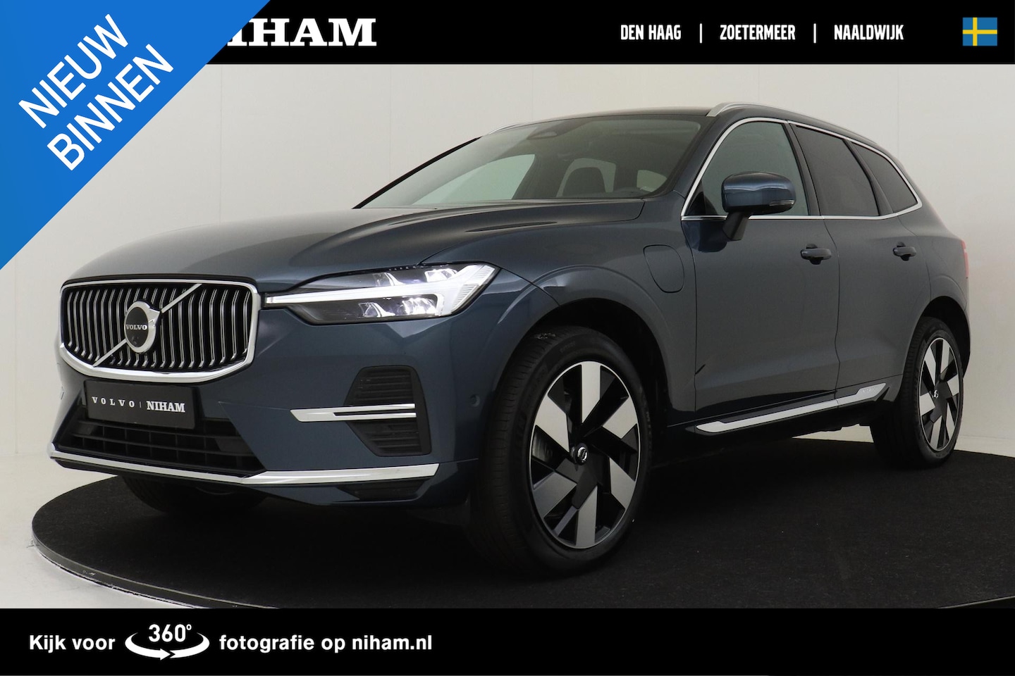 Volvo XC60 - T8 RECHARGE AWD PLUS BRIGHT -PANO.DAK|360°CAM|20"|ADAP.CRUISE|MEMORY-SEATS - AutoWereld.nl