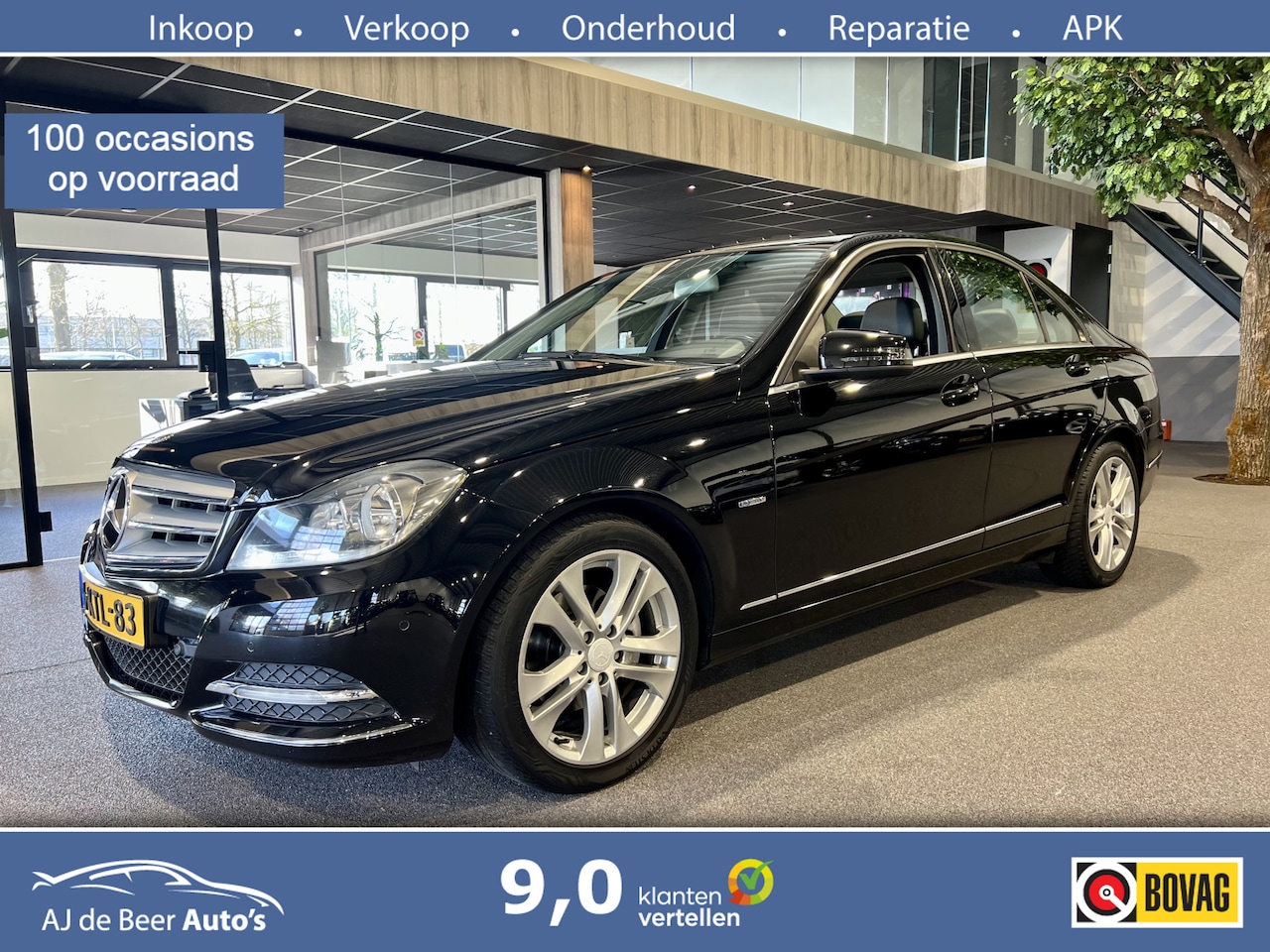 Mercedes-Benz C-klasse - 180 Business Class Avantgarde Automaat | Open dak | Navigatie | Stoelverwarming - AutoWereld.nl