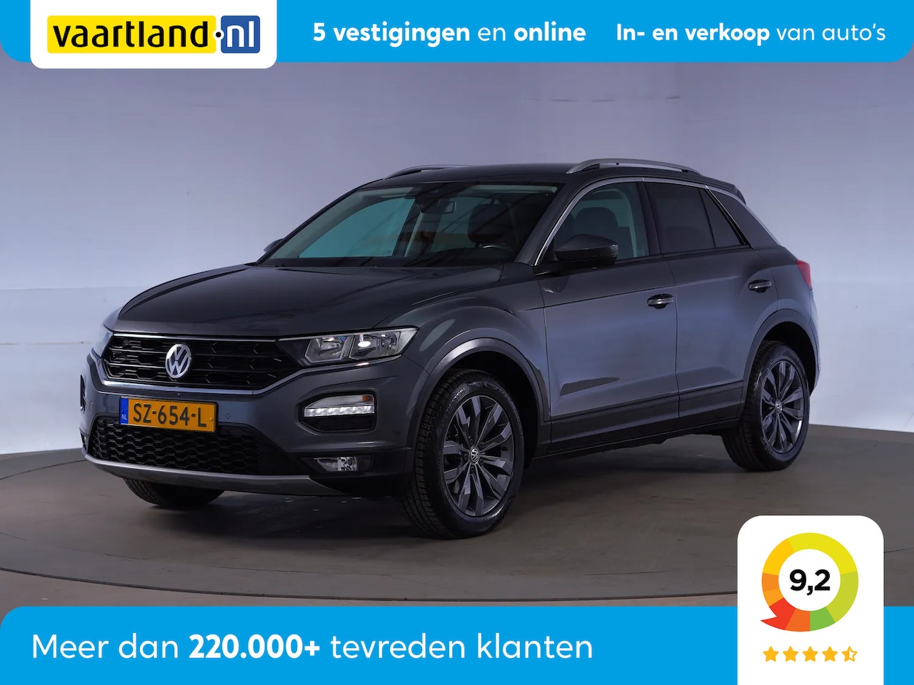 Volkswagen T-Roc - 1.0 TSI Style[Adaptieve cruise control airco Climate control] - AutoWereld.nl