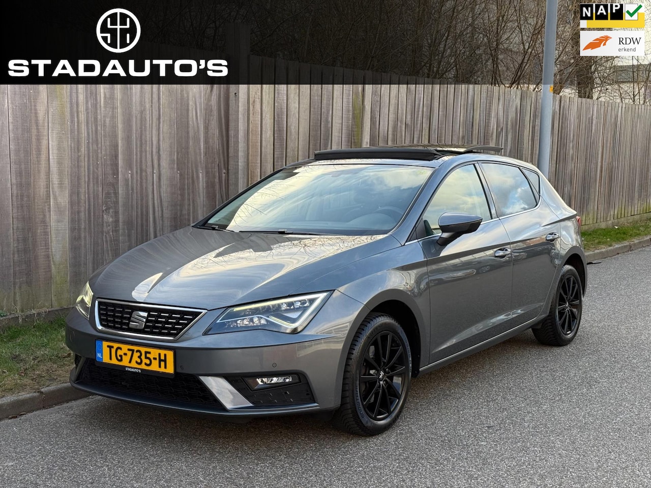 Seat Leon - 1.4 EcoTSI FR Panoramadak|LED|Carplay|18" Velgen! - AutoWereld.nl