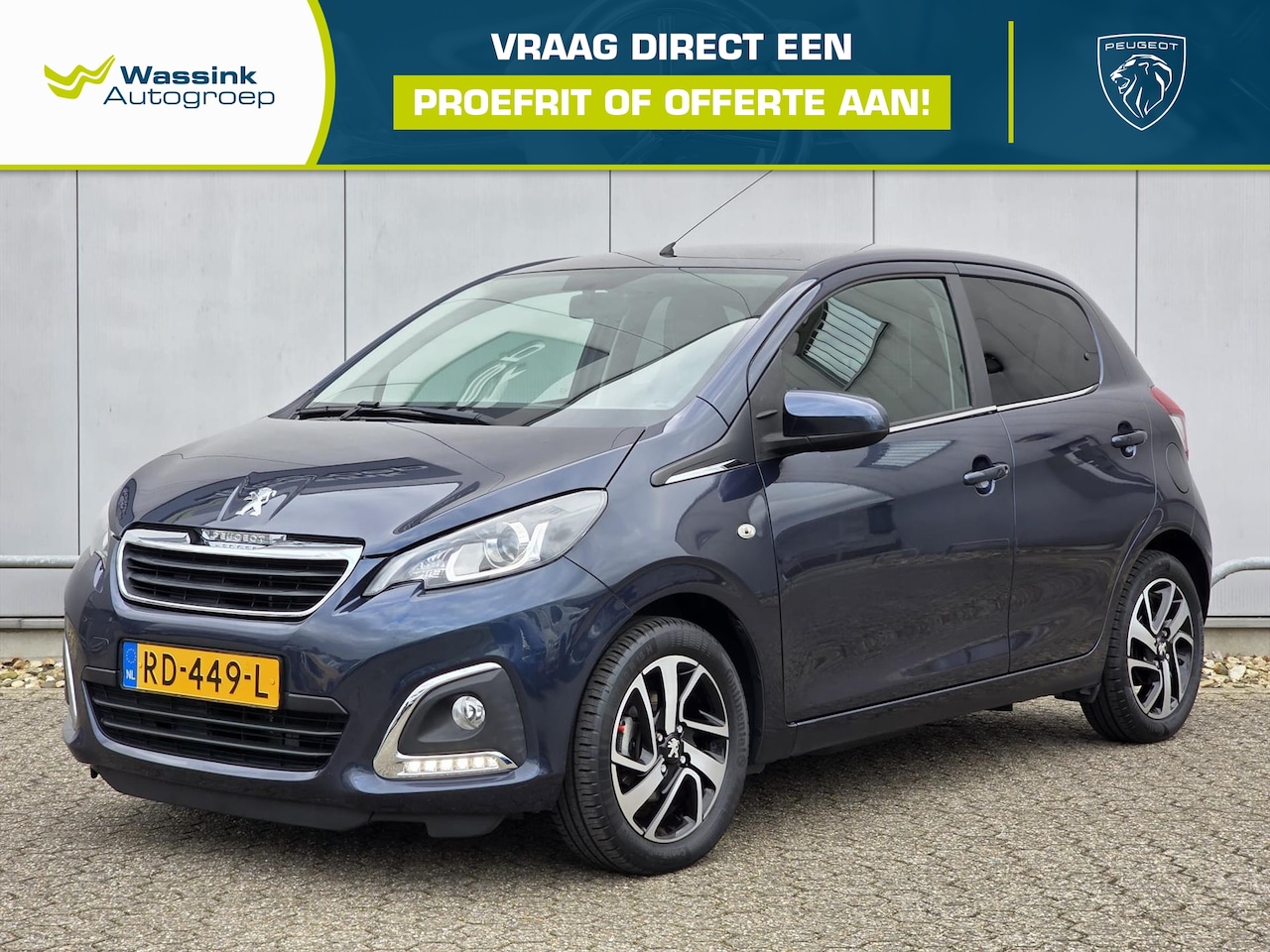 Peugeot 108 - 68pk 5drs Allure | Navigatie | Parkeercamera | Airco - AutoWereld.nl