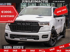 Dodge Ram 1500 - LIMITED NIGHT H.O 540PK 706 Nm | XB9 | MASSAGE | BOM VOL | PWD IVORY | CREW CAB | DUBBELE