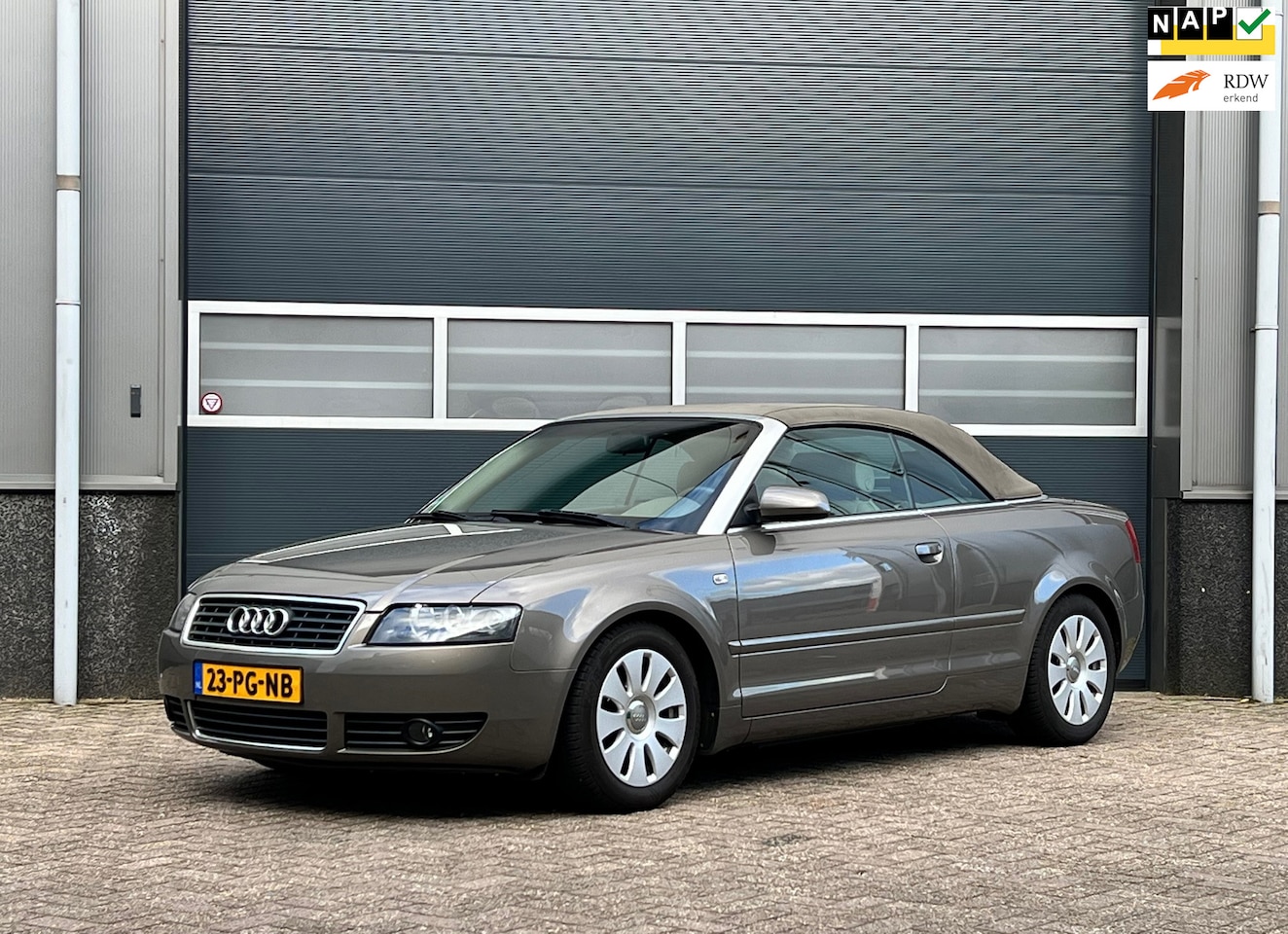 Audi A4 Cabriolet - 1.8 Turbo Pro Line bj.2004 NL auto|Leder|Cabrio|Nap. - AutoWereld.nl