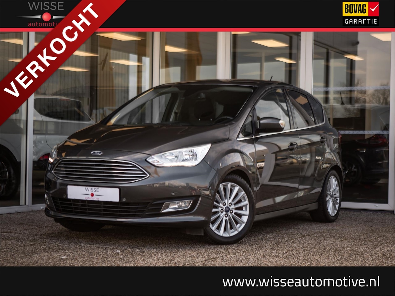 Ford C-Max - 1.0 EcoBoost 125pk Titanium | Trekhaak | Camera | Park. Sensoren | Navigatie - AutoWereld.nl