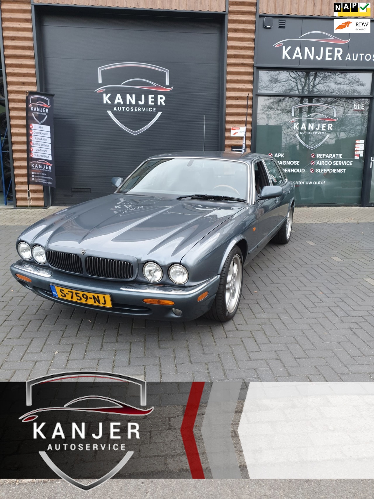 Jaguar XJ - 3.2 V8 Executive APK 04/26 VOL LEER LUXE 89DKM - AutoWereld.nl