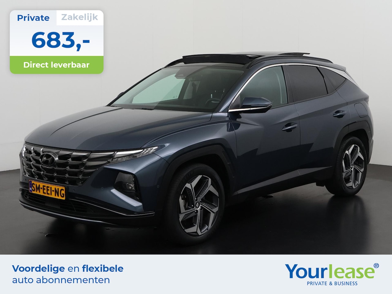 Hyundai Tucson - 1.6 T-GDI PHEV Premium Sky 4WD | All-in 683,- Private Lease | Zondag Open! - AutoWereld.nl