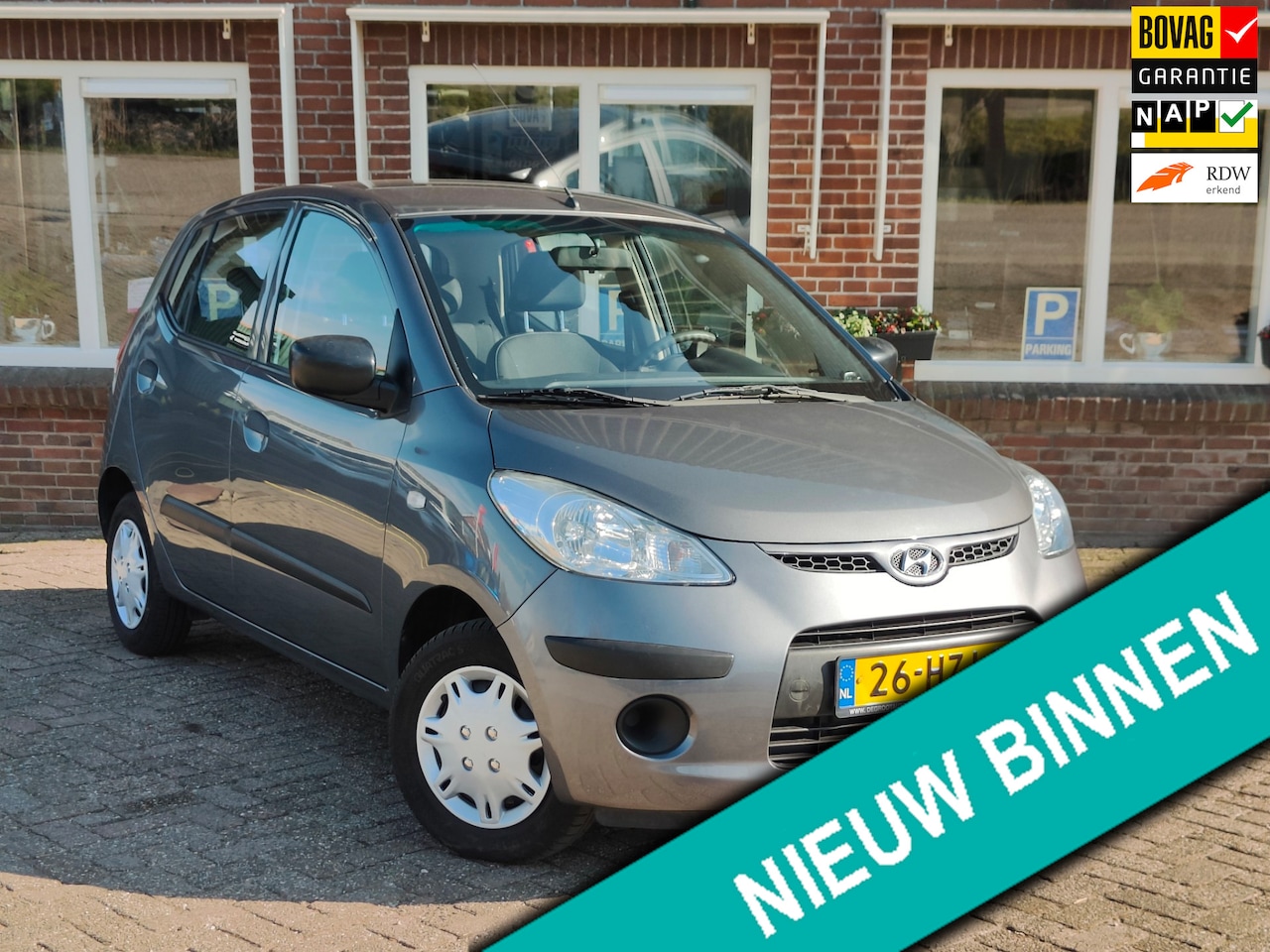 Hyundai i10 - 1.1 Active Cool Airco Stuurbekrach. C.V. - RIJKLAAR - - AutoWereld.nl