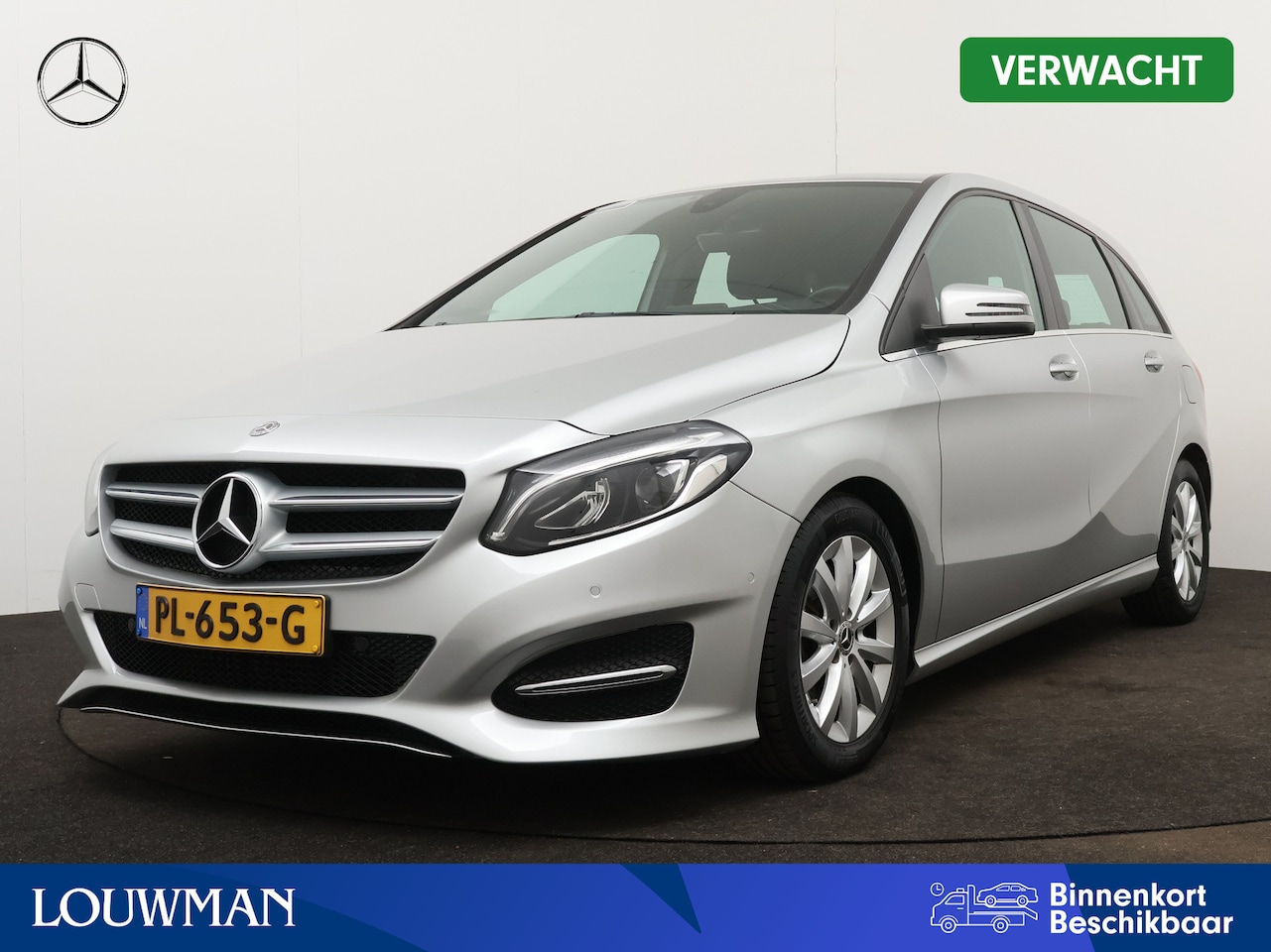 Mercedes-Benz B-klasse - 180 Ambition | Lichtmetalen velgen | Navigatie | Parking support met camera achter | Louwm - AutoWereld.nl