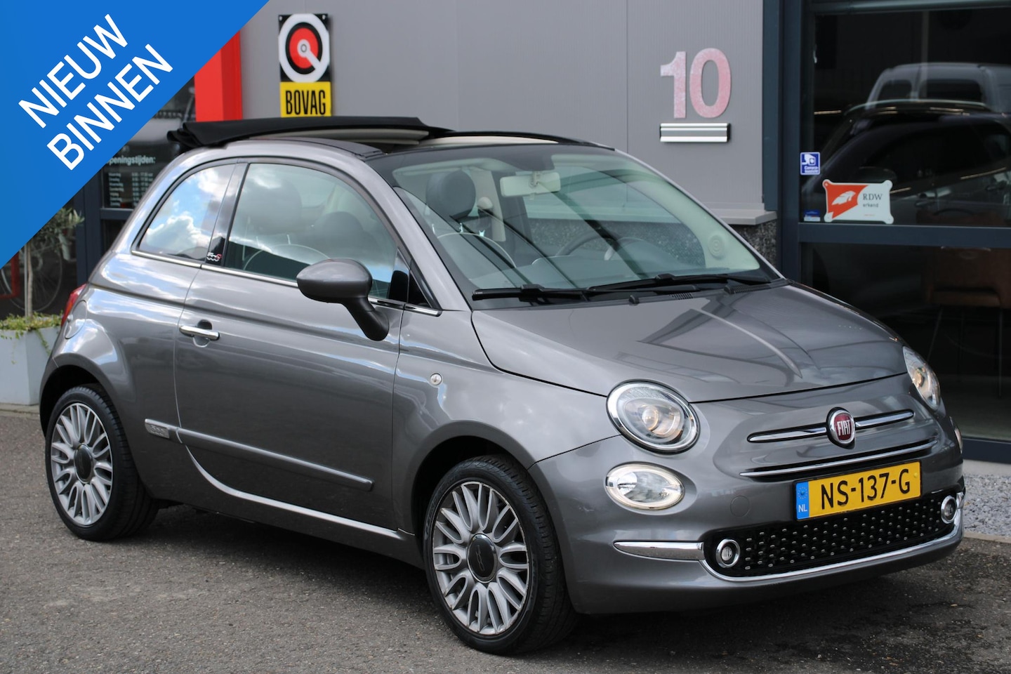 Fiat 500 C - 0.9 TwinAir Turbo Lounge 80DKM,AIRCO - AutoWereld.nl