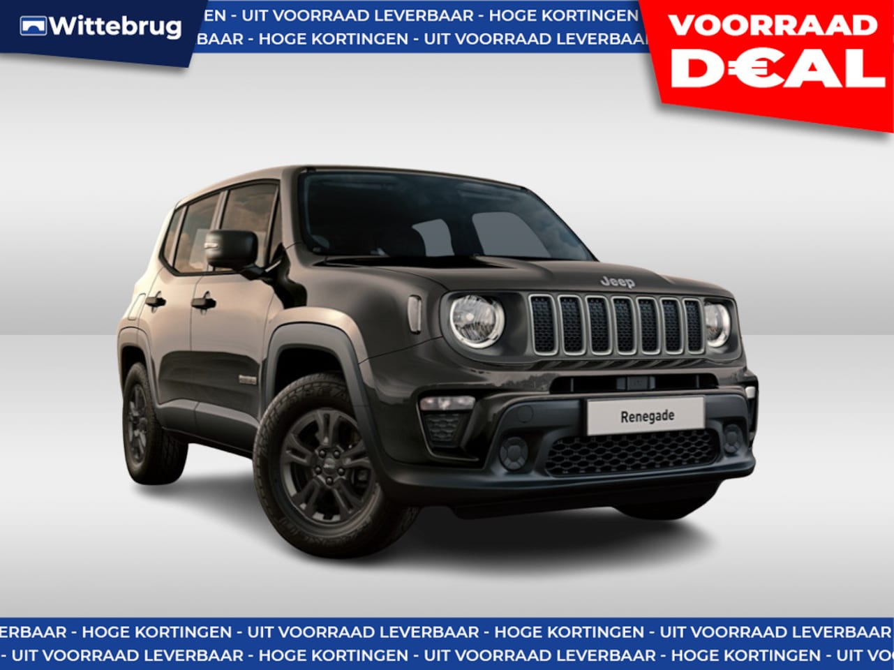 Jeep Renegade - 1.5T e-Hybrid Altitude TECH PACK - WINTER PACK - SNEL RIJDEN - AutoWereld.nl