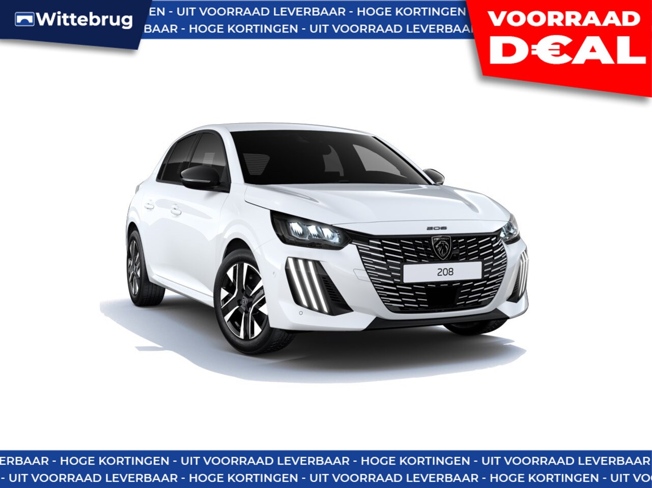 Peugeot 208 - Hybrid 100 e-DCS6 Allure AUTOMAAT - APRIL LEVERBAAR - PACK VISION EN NAVI - AutoWereld.nl