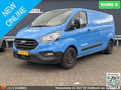 Ford Transit Custom - 320 2.0 TDCI L2H1 Trend | € 7.950, - NETTO | Euro 6 | Leder | Airco | Kasten Inbouw | Crui