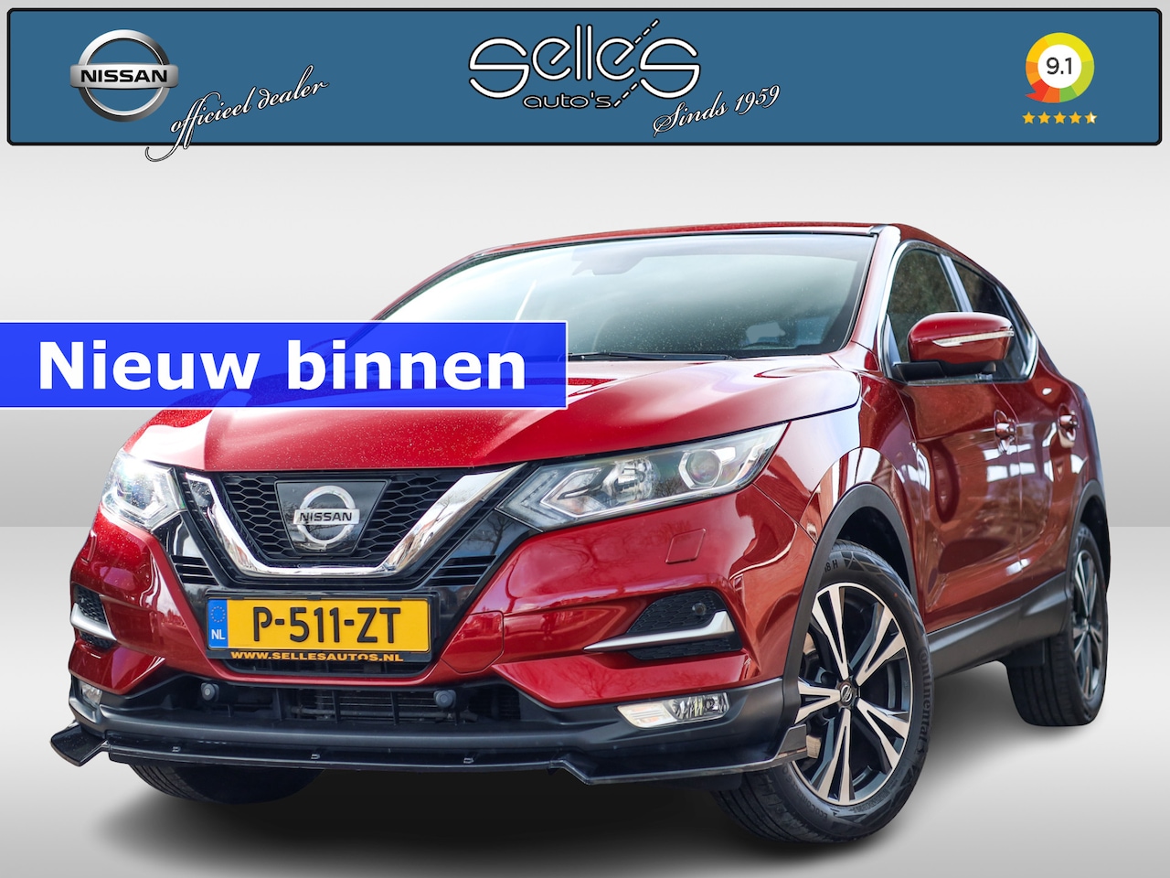 Nissan Qashqai - 1.2 N-Connecta Trekhaak | 360 camera | Stoelverwarming | Keyless - AutoWereld.nl