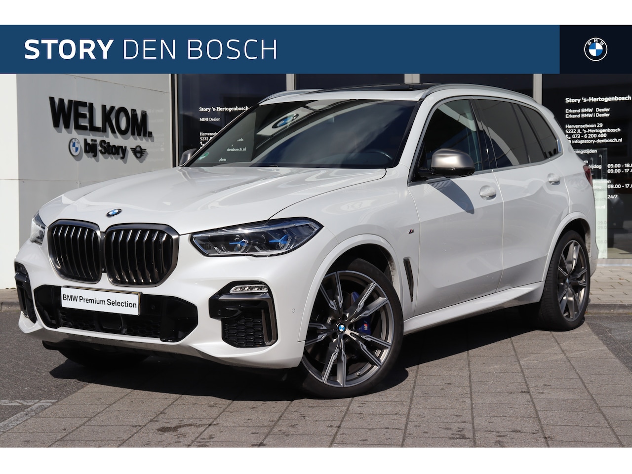 BMW X5 - M50d High Executive Automaat / Panoramadak Sky Lounge / Trekhaak / Massagefunctie / Laserl - AutoWereld.nl