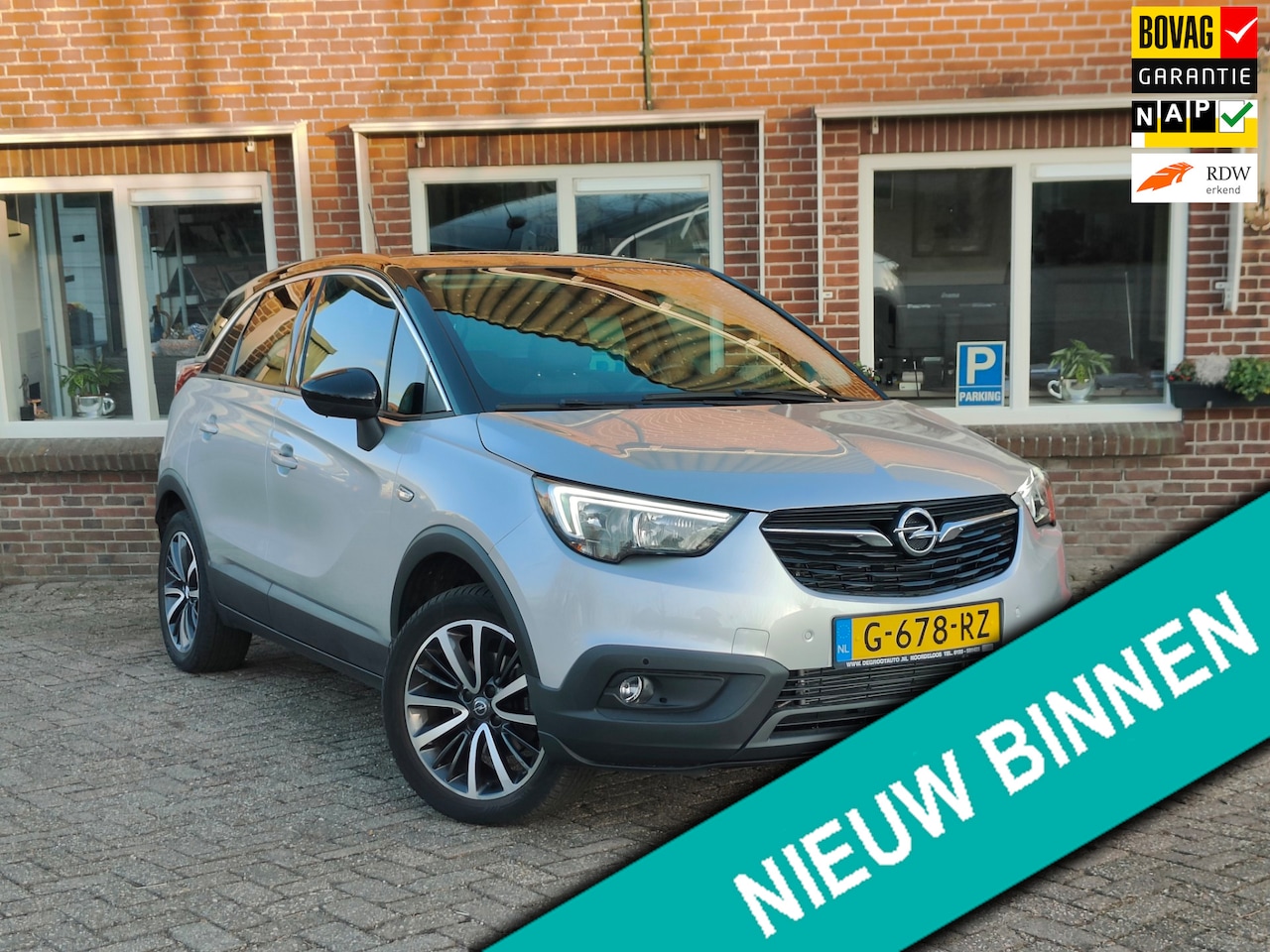 Opel Crossland X - 1.2 Turbo Innovation Automaat Clima Cruise Navi Tr.haak - RIJKLAAR - - AutoWereld.nl