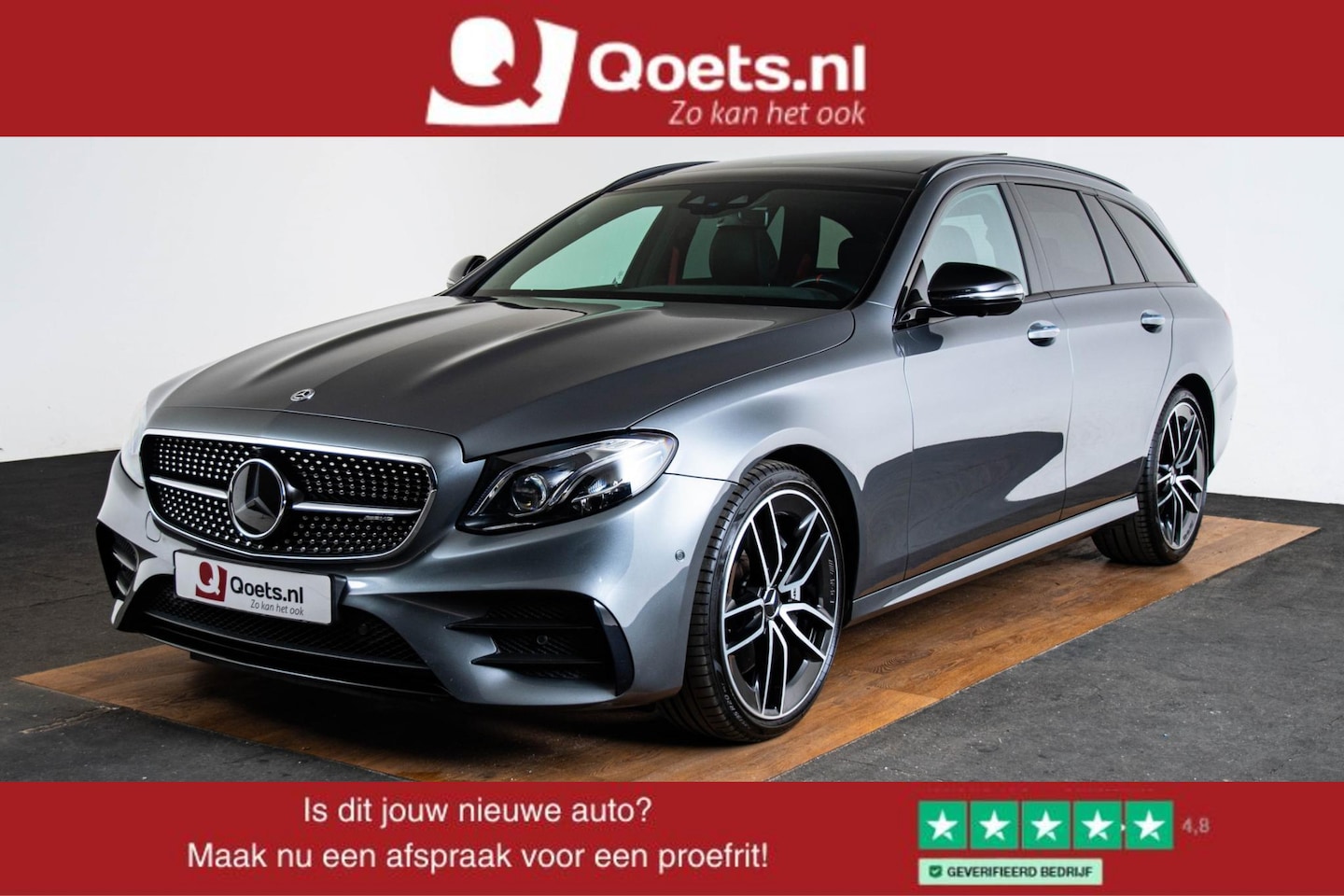 Mercedes-Benz E-klasse Estate - AMG 53 4MATIC Premium Plus AMG Line interieur/exterieur - Trekhaak  - Panoramadak - Stoelv - AutoWereld.nl