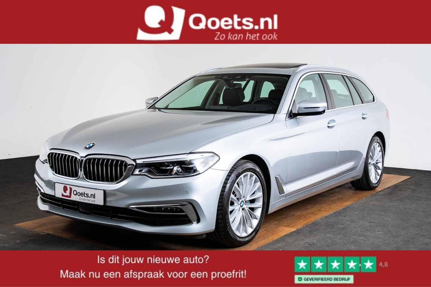 BMW 5-serie Touring - 520i High Executive Luxury Line - Trekhaak - Panoramadak - Comfort Access - Parking/Drivin - AutoWereld.nl