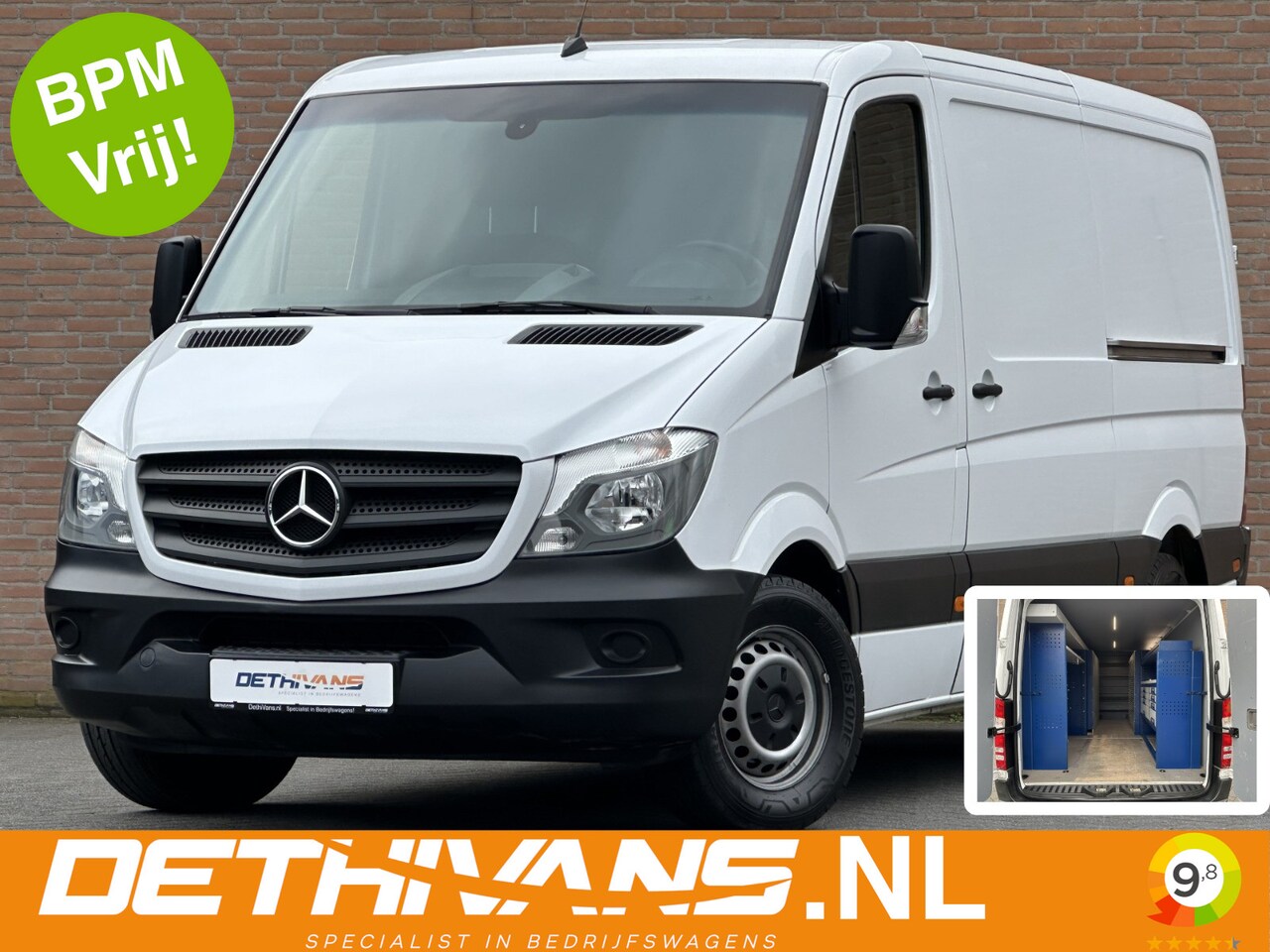 Mercedes-Benz Sprinter - 316CDI 164PK L2H1 / 2.800kg Trekhaak / Inrichting! - AutoWereld.nl