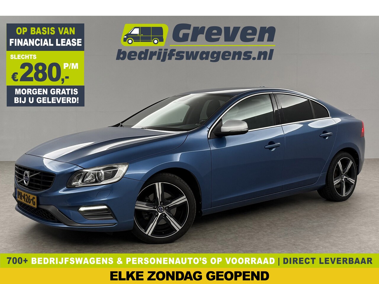 Volvo S60 - 1.5 T3 Nordic+ R-Design 153PK Automaat Clima LED Cruise Navi Stoelverwarming PDC 18''LMV - AutoWereld.nl