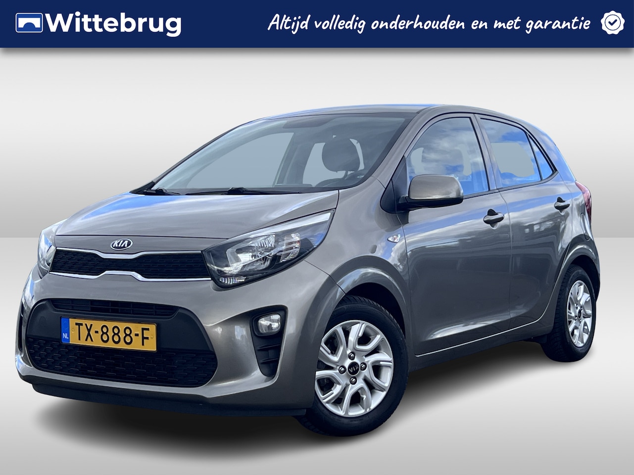 Kia Picanto - 1.0 CVVT ComfortPlusLine Navigator | Camera | Navigatie | Lichtmetalen Velgen - AutoWereld.nl