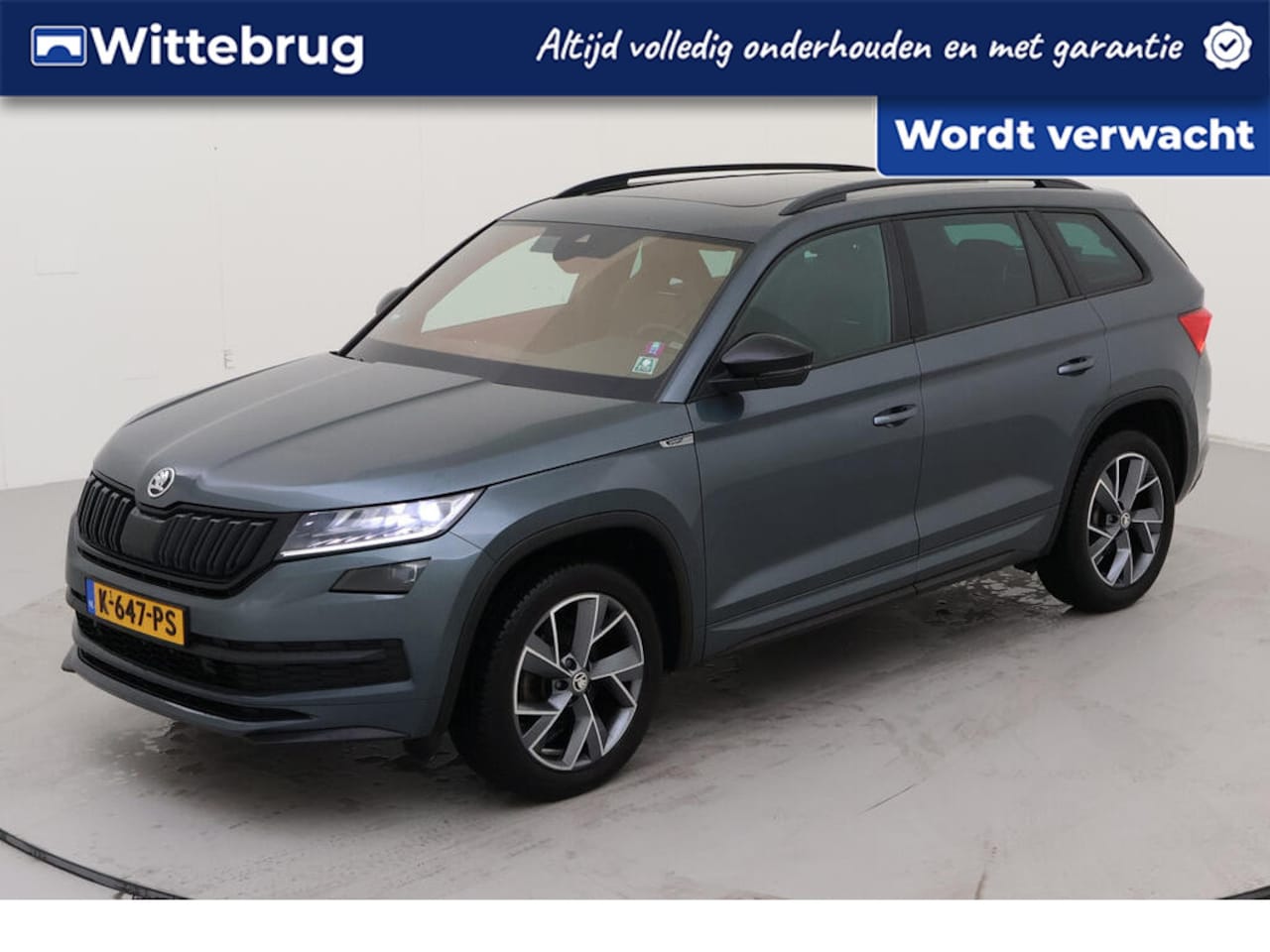 Skoda Kodiaq - 1.5 TSI Sportline Business 7p. DSG/ Metallic/ Digitale Cockpit/ Led/ Leer int./ Mem stoel/ - AutoWereld.nl