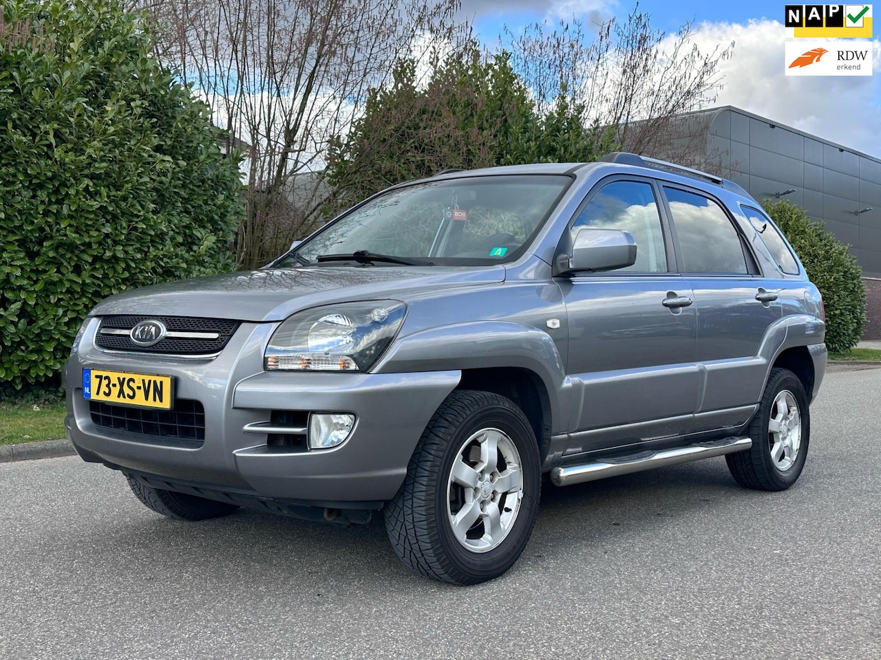 Kia Sportage - 2.0 CVVT Comfort Cruise*Airco*Trekhaak*NAP*LM velgen*Dealer onderhouden*2e eigenaar* - AutoWereld.nl