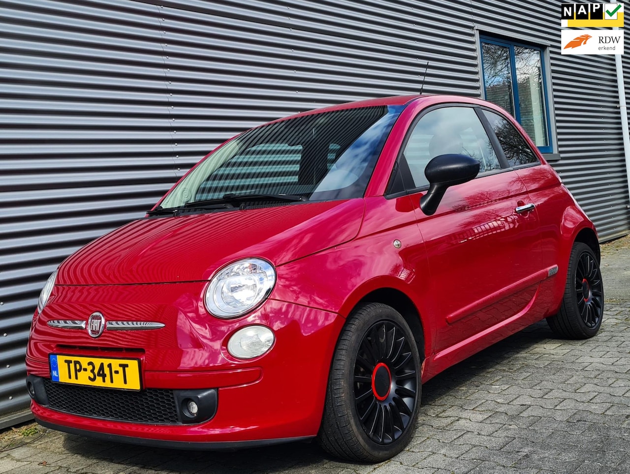 Fiat 500 - 1.2 Naked 05-2009 Rosso 126dkm!! - AutoWereld.nl