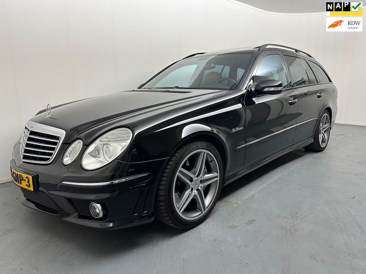 Mercedes-Benz E-klasse Estate - AMG 63 # Zeer mooi # Leder # Navi # onderhoud # NAP - AutoWereld.nl