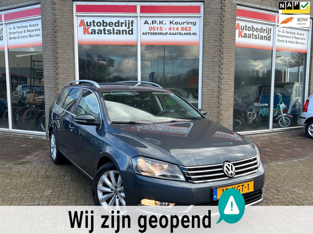 Volkswagen Passat Variant - 1.6 TDI Comfort Executive Line BlueMotion - Clima - Navi - Cruise - 2012 - AutoWereld.nl