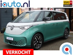 Volkswagen ID. Buzz - Pro Style 77kWh IQ.Light/Keyless/Camera/Acc/Elek. schuifdeuren+klep/Dodehoek/20"