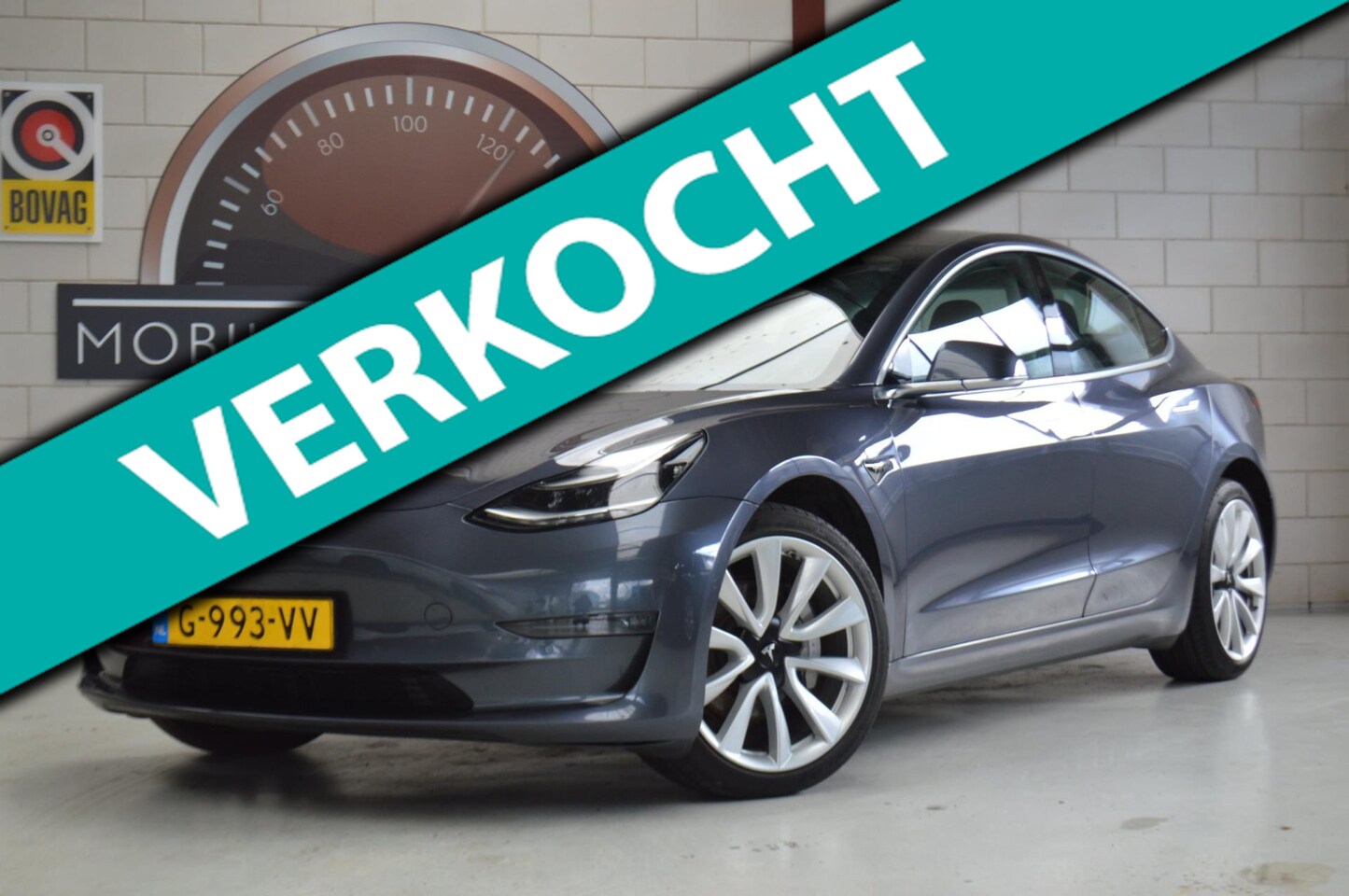 Tesla Model 3 - Long Range RWD Long Range AWD 75 kWh, 1e eig, 19" GARANTIE - AutoWereld.nl